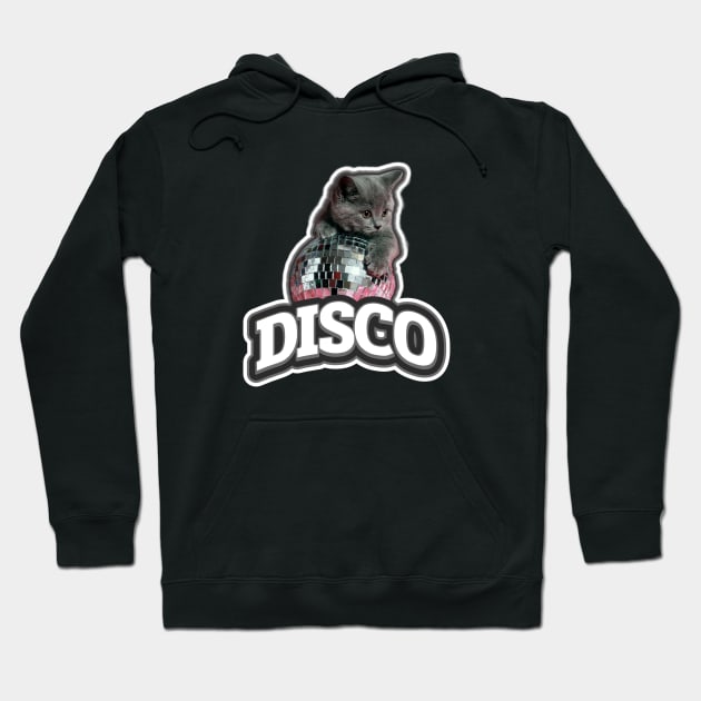 DISCO - Kitty Hoodie by DISCOTHREADZ 